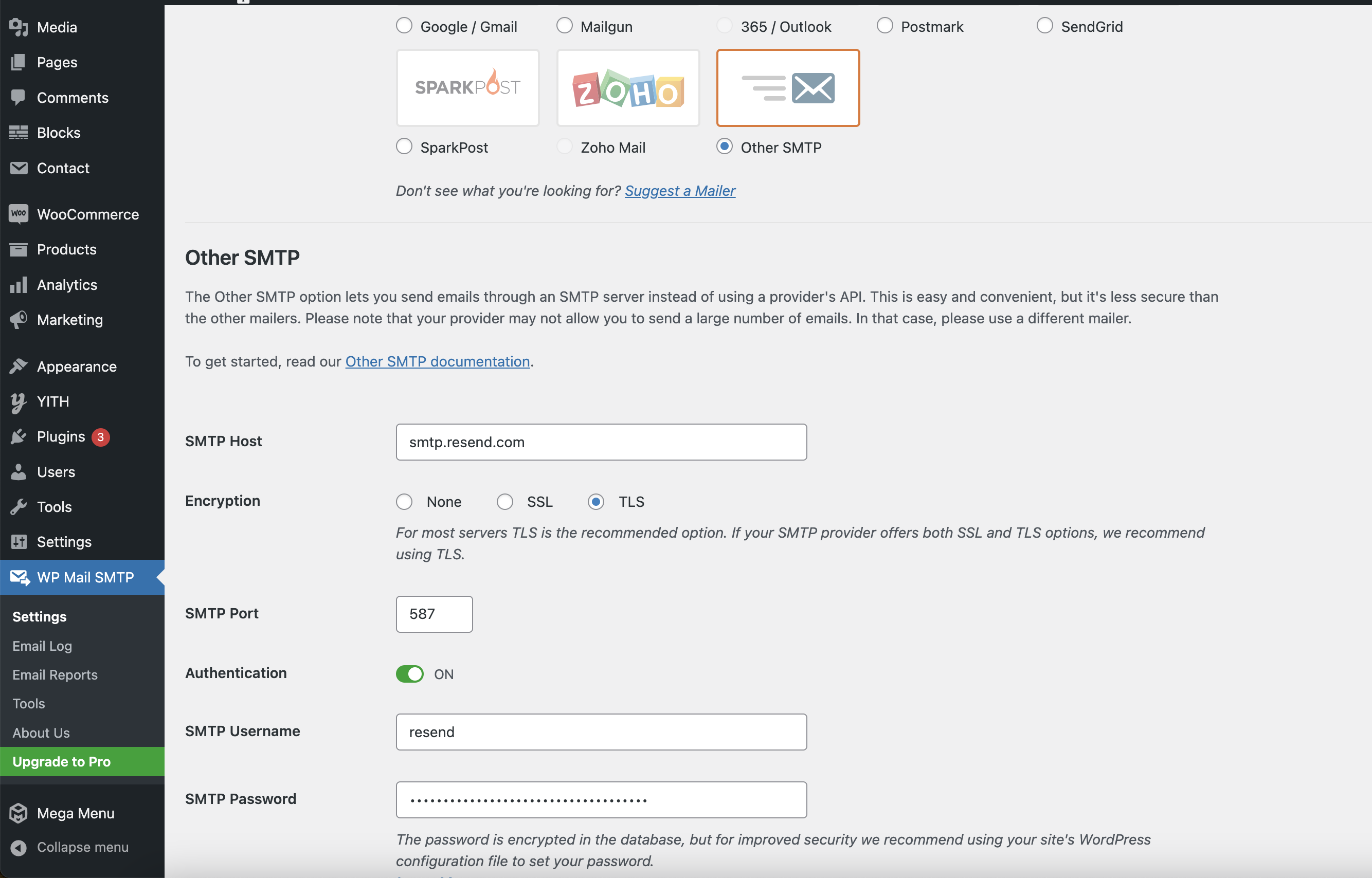 wp-update-smtp-config